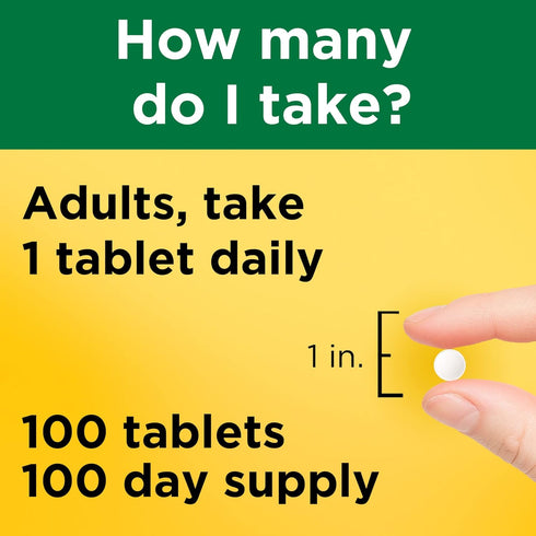 Nature Made Zinc 30 mg, Dietary Supplement for Immune Health and Antioxidant Support, 100 Tablets, 100 Day Supply...