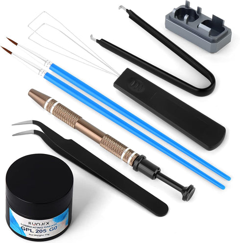 RUNJRX Keyboard Lube Kit GPL 205G0 0.53oz/15g for Mechanical Keyboard Lube, Switch Opener for MX Kailh Gateron Switch,Keyboard Tools with Keycap P...