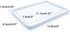 lofekea Ceramic Soap Dish for Shower 2 Pack Bar Soap Holder Palette for Watercolors Soap Try...