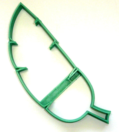 BANANA LEAF OUTLINE TROPICAL PLANT LEAVES COOKIE CUTTER MADE IN USA PR3761...