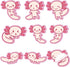 Nuenen 9 Pads Axolotl Sticky Notes Cute Sticky Notes Axolotl Gifts Kawaii Notepad Cute Memo Pads Cartoon Self Stick Pads for Writing Studying Scho...