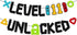 Level 11th Unlocked Sign Banner Happy 11th Birthday Level Up Eleventh Bday Party Decorations for Video Game Controller Themed Kids Boy Girl Birthd...