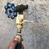 HQMPC Garden Hose Quick Connect Solid Brass Quick Connector Garden Hose Fitting Water Hose Connectors 3/4 inch GHT (2SETS)...