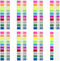 Book Tabs Pastel 1400 PCS Sticky Tabs,Transparent 7 Pads Annotation Post Note Book Flags Page Markers Index Tabs 2024 Planner Relocatable Clear St...