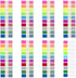 Book Tabs Pastel 1400 PCS Sticky Tabs,Transparent 7 Pads Annotation Post Note Book Flags Page Markers Index Tabs 2024 Planner Relocatable Clear St...