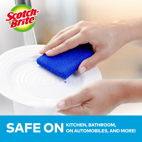 Scotch-Brite Dobie, All-Purpose Cleaning Pads, 3 Count(Pack of 8), Multicolor...