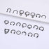 Besteel 20PCS Septum Rings 16G Hypoallergenic Surgical Steel Hinged Clicker Nose Rings Hoops for Women Men Cute CZ Dangle Horseshoe Lip Helix Trag...