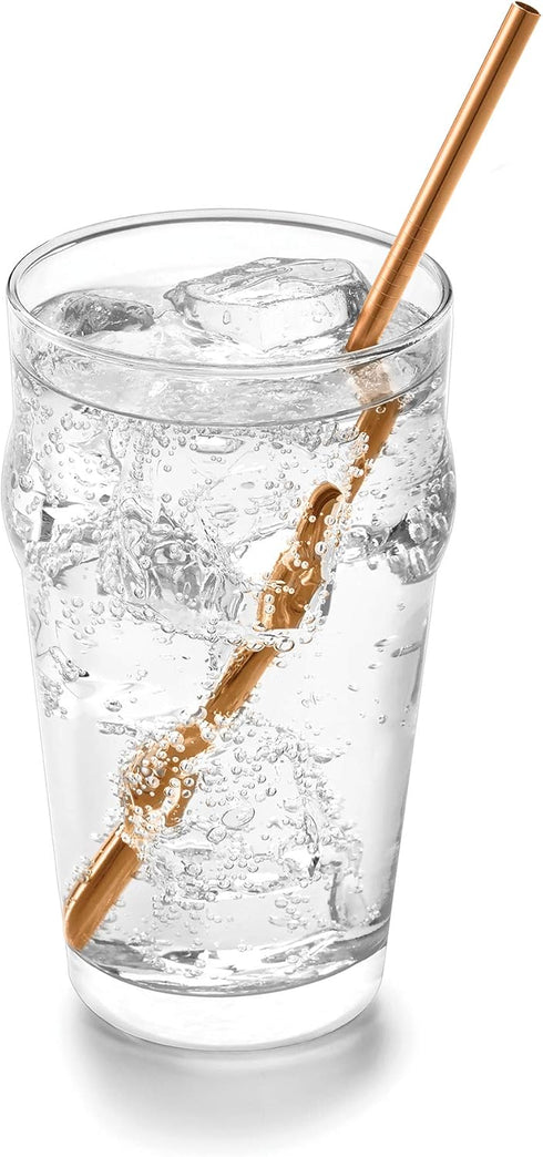 Outset Copper Straight Reusable Straws, 1 x 3.5 x 8.5 inches...