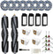 28 PCS Replacement Accessaries Kit Set for ECOVACS DEEBOT X1 Omni Turbo T10 T20 Omni T20/T20 Max/T20 ProRobot Vacuum Cleaner, 2 Main Brush, 8 Side...