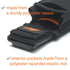 Slice 10516 Tool Holster, Holds Various Tools, Removable Belt Clib, Sturdy and Flexible Pockets, 5 Pockets, Various Sizes, Heavy Duty Industrial U...