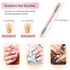 4 Pieces Sponge Nail Brush Picking Dotting Gradient Pen Brush Double Head Sponge Nail Brush Rhinestone Handle Acrylic Nail Painting Brush with 16 ...
