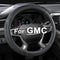 GIANT PANDA Steering Wheel Cover for GMC Sierra Acadia Terrain Yukon(Black+Gray Line-Standard Size)...
