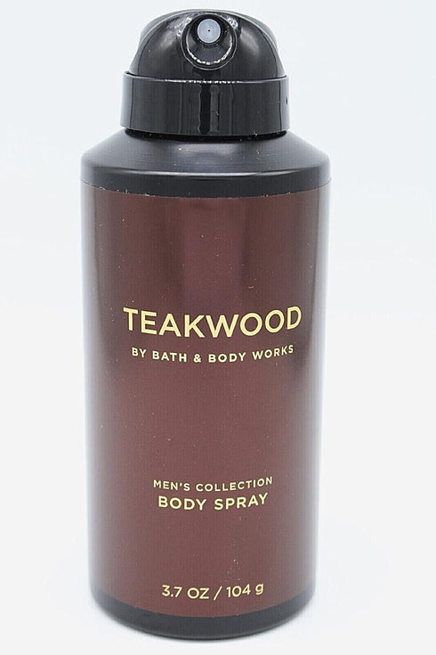 Bath and Body Works Men's Collection Deodorizing Body Spray. Teakwood. 3.7 Oz...