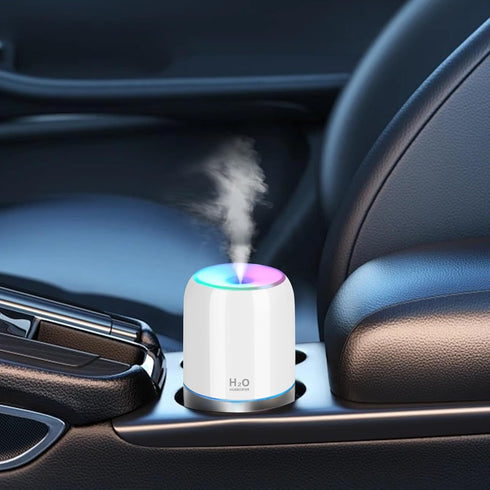 Mini Humidifiers for Bedroom, 2 Pack 200ml Cool Mist Humidifiers for Indoor Plants, Room Humidifiers for Bedroom Quiet Easy Clean Auto Shut-off To...