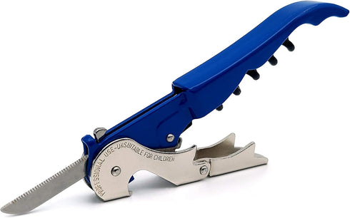 Pulltap's Genuine Slider 900 Corkscrew Wine Key Bottle Opener (Azul - Blue)...