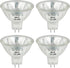 MR16 Halogen Bulb, 12V 20W, GU5.3 Bi-Pin Base, 2800K, Warm White Dimmable, for Desk Lamp, Track Light(Pack of v4)...