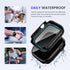 Goton 2 in 1 Privacy Waterproof Apple Watch Case for Series 9 8 7 Screen Protector 41mm, Front Anti Spy Tempered Glass Face Cover + Back Bumper fo...
