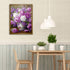 TUTUMAY21 Diamond Painting Kits Full Drill Purple Flowers in Vase Diamond Painting for Adults, Purple Flower Diamond Art Kits for Beginners 5D Pai...