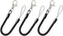 uxcell Retractable Coil Springs Lanyard, 3 Pcs Keychain Cord Holder Strap with Lobster Claw Clasps, Spiral Stretchy Anti-Theft Security Cable Rope...