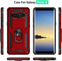 Military Grade Drop Impact Case for Samsung Galaxy Note 8, 360 Metal Rotating Ring Kickstand Holder, Built-in Magnetic Car Mount, Armor Shockproof...