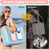 OUTXE 2 Pack Bogg Bag Phone Holder Compatible with All Bogg Bags, Silicone Cell Phone Holder Accessories for Bogg Bag, White and Pink Phone Case H...