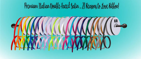 Jillson Roberts Bulk 5/8-Inch Double Faced Satin Ribbon Available in 21 Colors, White, 100 Yard Spool (BFR0924)...