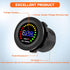 IZTOSS 12 V-24 V Universal LED Display Digital Voltmeter Measure Voltage 7-28 V with Low Voltage Alarm Car Motorcycle Auto Truck...