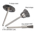 30Pcs Stainless Steel Wire Brushes Wheel Cup Pen Cleaning Brush Set Polishing Attachment Kit for Grinder Rotary Tools 1/8 inch Shank (Cup Pen Clea...