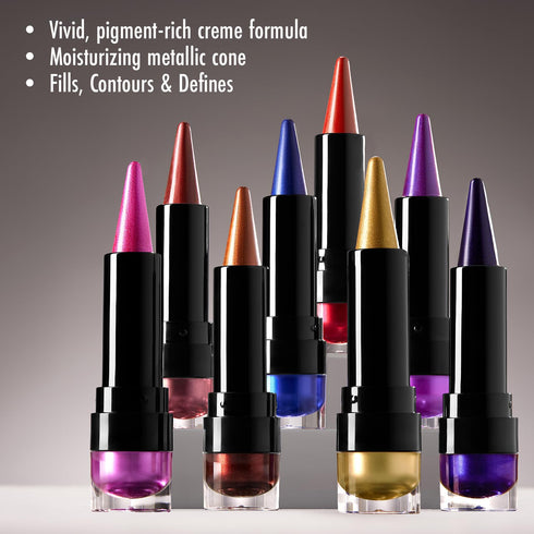 Black Radiance Metalicious Metallic Lipstick Lip Sculptor Jeweled Garnet (Red)...