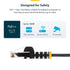StarTech.com 10 ft CAT6 Cable - Slim CAT6 Patch Cord - Blue Snagless RJ45 Connectors - Gigabit Ethernet Cable - 28 AWG - LSZH (N6PAT10BLS)...
