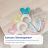 Mini Cooler Teether with Clip, Girl, 2+ Months, 1-Count...