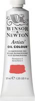 Winsor & Newton Artists' Oil Color, 37ml (1.25 oz) Tube, Quinacridone Red...