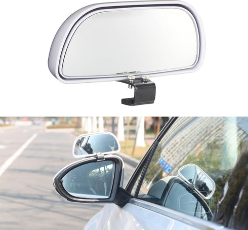 Blind Spot Mirrors for Trucks and Cars,Automotive Side View Concave Mirror Blindspot,360° Large Convex Rearview Exterior Mirror Accessories for Tr...