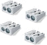 STAEDTLER Double Hole Quality Aluminium Pencil Sharpener (4)...