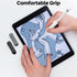 NIUTRENDZ 3 Pack Silicone Grip for Apple Pencil 1st Generation Accessories Ergonomic Design Sleeve Protective Case Cover Holder with Cable Adapter...