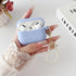 Flower Engraved Case for Airpods Pro 2nd/1st Generation Case Cover with Cleaner Kit, Silicone Skin Airpod Pro Protective Case with Luxury Pearl Ke...