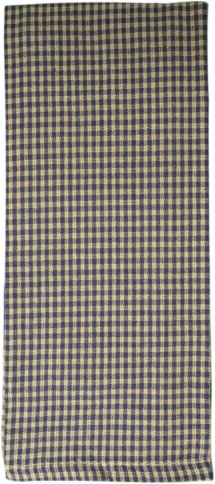 fillURbasket Black Farmhouse Kitchen Towels Set of 3 Striped Buffalo Checked Plaid Dish Towels Black and Tan Towels for Decor Dishing Drying Cotto...
