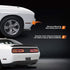 NDRUSH Blackout Side Marker Lights & Reflectors Vinyl Tint Film, Precut Overlay, Sidemarker Wrap Covers Compatible with Dodge Challenger 2015-2021...