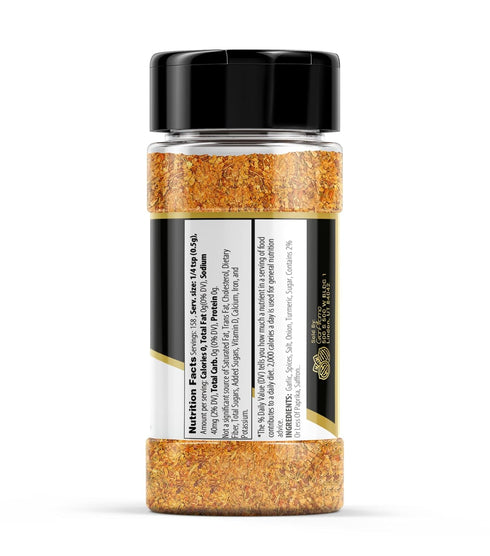 GranAroma Paella Seasoning, 2.8 oz, Authentic Spice Blend, Contains Saffron, Spanish Cuisine...