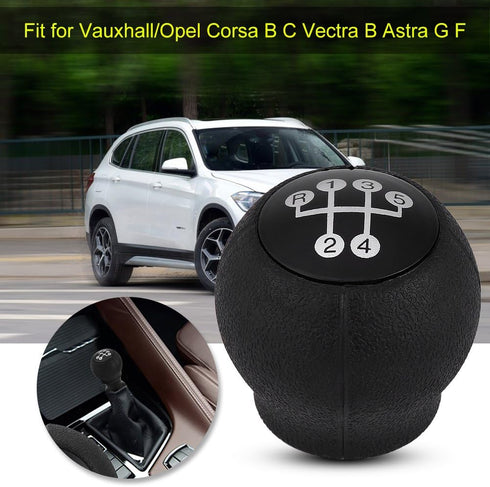 Keenso 5 Speed Gear Shifter Knob Stick Head Lever Handle for Vauxhall/Opel Corsa B C Vectra B Astra G F...