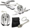 Multifunctional Stainless Steel Pliers & Mini Wrench Tool Set - Compact 5-in-1 Multipurpose Pliers & Wrench Set with Sheath - Tool Kit for Camping...