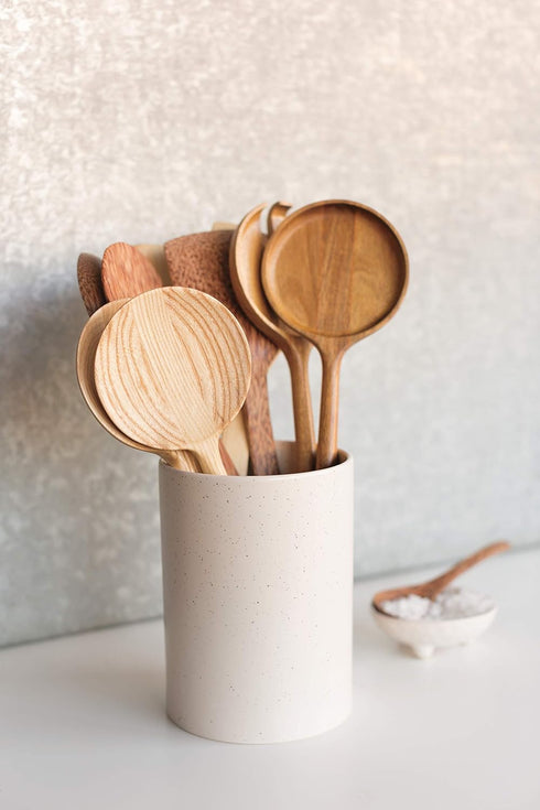 Now Designs Terrain Sandstone Utensil Crock, Natural...