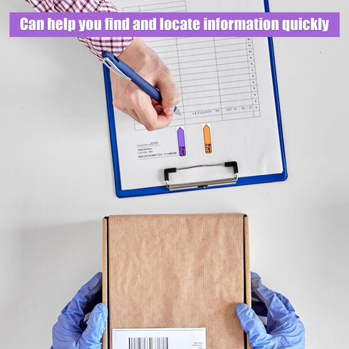 500pcs/5 Pack Sign Here Tabs Post It Flags, Fluorescent Sign Here Arrow Stickers/Labels with Dispenser Sticky Note Signature Flag Page Index Marke...