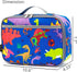 FlowFly Kids Lunch box Insulated Soft Bag Mini Cooler Back to School Thermal Meal Tote Kit for Girls, Boys, Dinosaur...