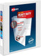 Avery Heavy-Duty View 3 Ring Binder, 1" One Touch Slant Rings, Holds 8.5" x 11" Paper, 1 White Binder (05304)...