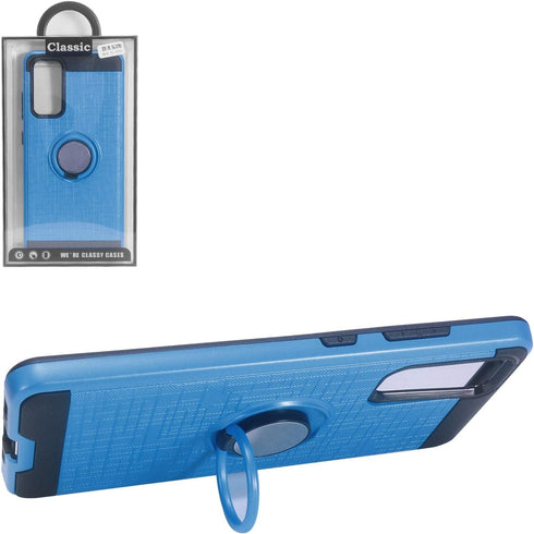 for Samsung Galaxy S20 FE 5G (SM-G781) - Phone Case w/Ring Stand - RS2 Navyblue...