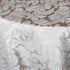 Tektrum Heavy Duty 70 inch Round Damask Jacquard Tablecloth Table Cover - Waterproof/Spill Proof/Stain Resistant/Wrinkle Free - Great for Banquet,...