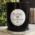 Hearthfire - Sandalwood Scented Soy Candle w/Natural Oils, Wood Wick, Smoky Dark Sweet, Made in The USA in Black Jar - Aromatherapy, Gifts for Hou...