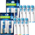Replacement Brush Heads Compatible with OralB Braun- Best Double Clean, Pack of 8 Electric Toothbrush Replacement Heads- for Oral B Pro, 1000, 800...