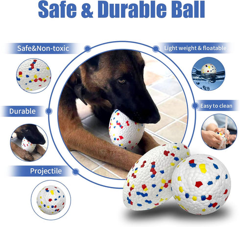 Potato Brothers-Pet Toys- Fetch Mate Chewly Durable Football 1 pc 3 Primary Colors for Dog...